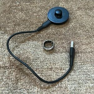 Oura ring heritage silver generation 3 size 6